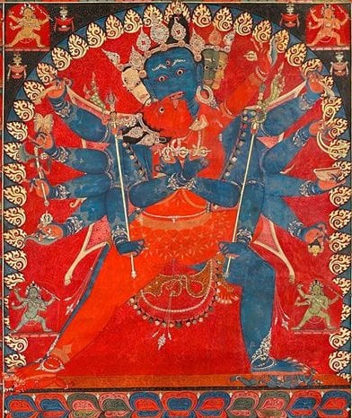 Cakrasamvara and Vajravarahi in Yab-Yum