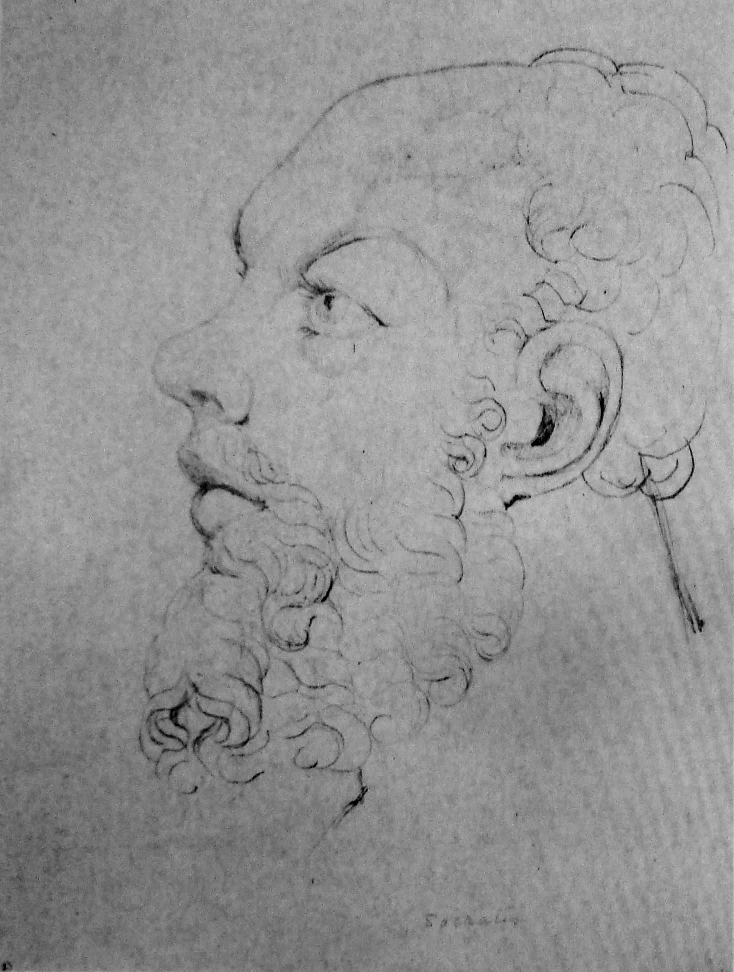 William Blake - Socrates, Butlin 713 c 1819-20 313x201mm - Huntington Library and Art Gallery, San Marino, California