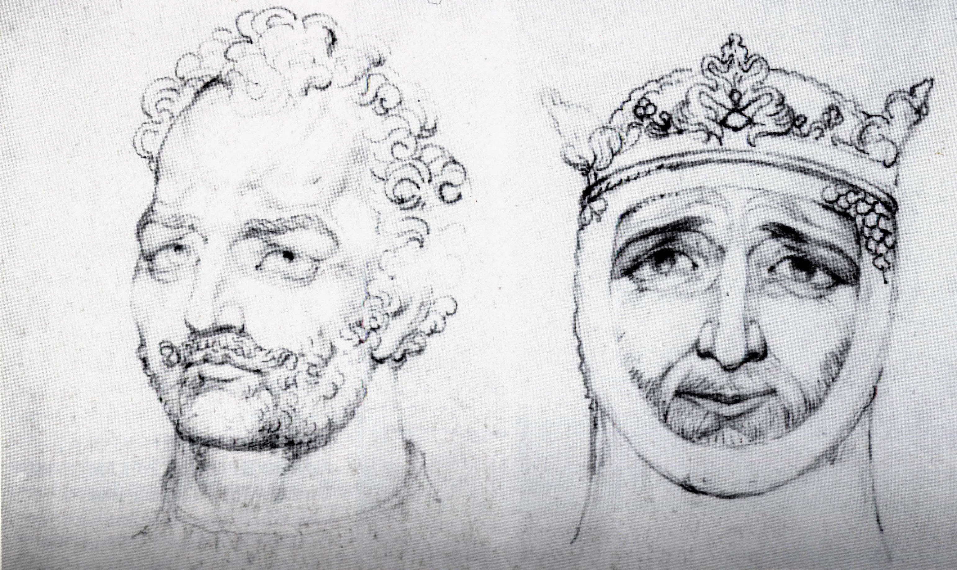 William Blake, Visionary Heads of William Wallace & Edward I